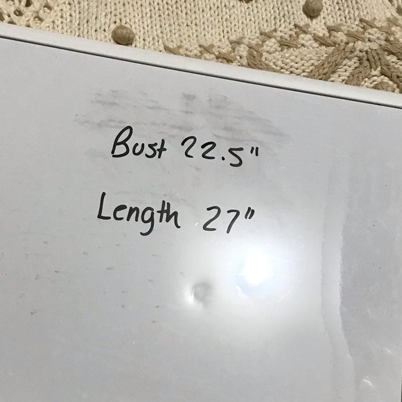 Express Tricot Vintage 90s Hand Knit Crochet Chunky Cottage Core Sweater Medoum‎ - Picture 5 of 5